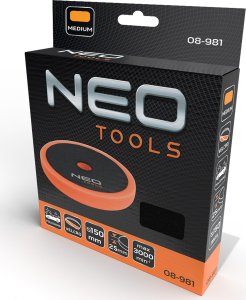 Neo Pad polerski 150 x 150 mm x 25 mm, gąbka średnia 6