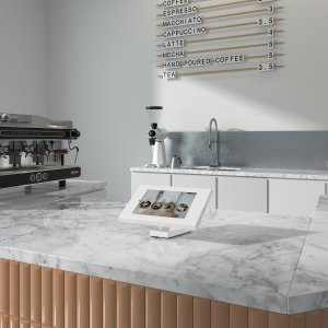 Stojak Maclean Uchwyt reklamowy do tabletu Maclean, ścienny/biurkowy z blokadą, 9.7"-11", iPad/iPad Air/iPad Pro, Samsung Galaxy Tab A/Tab A7/T 2