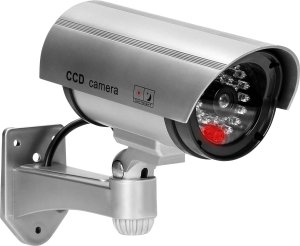 Orno Atrapa kamery monitorującej CCTV, bateryjna, srebrna 1