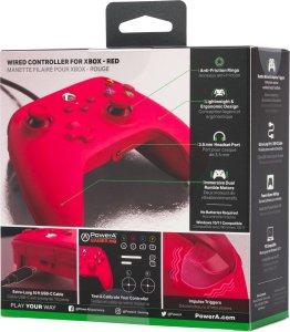 Pad PowerA PowerA XS Pad przewodowy Czerwony 12