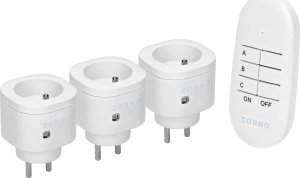 Orno Zestaw bezprzewodowych mini gniazd sterowanych pilotem 3+1 1