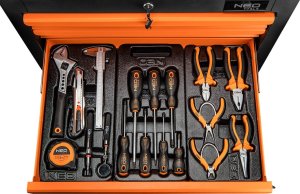 Wózek narzędziowy Neo Szafka warsztatowa, 6 szuflad + 149 narzędzi 84-221-9 2