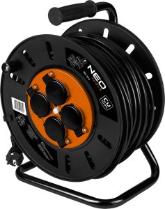 Neo Przedłużacz bębnowy 40m, 3x2.5mm2 1