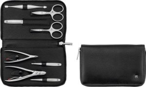 Zwilling Beauty Zestaw podróżny Zwilling Twinox  czarne, skórzane etui, 8 elementów 1