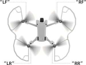 BRDRC OSŁONY NA ŚMIGŁA DO DRONA DJI MINI 3 PRO 4 SZT. 8