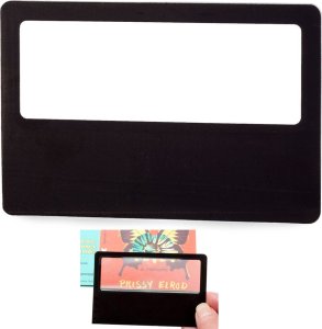 Verk Lupa wizytówka soczewka fresnela kartka 85x55mm Lupa wizytówka soczewka fresnela kartka 85x55mm 1