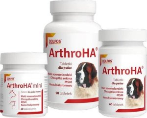 Dolfos Arthro HA Witaminy dla Psa na Stawy 60 Tabletek 2
