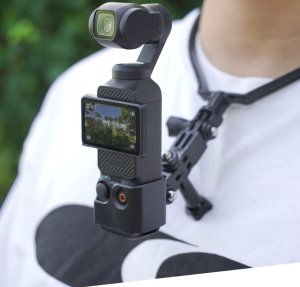 BRDRC UCHWYT ADAPTER WSPORNIK DO KAMERY DJI OSMO POCKET 3 - MOCOWANIE 1/4 CALA CZARNY 3