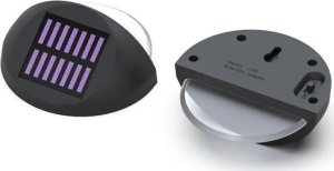 Kinkiet Aigostar  Lampa ścienna solarna LED czarna RGB Lampa ścienna solarna LED czarna RGB 2