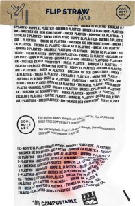 Cool Bottles Cool Bottles Zakrętka ze słomką i czyścik Kids 3