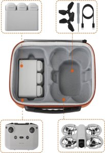 Torba SunnyLife TORBA ETUI CASE FUTERAŁ SUNNYLIFE NA DRONA I AKCESORIA DO DJI NEO (SZARA) 5