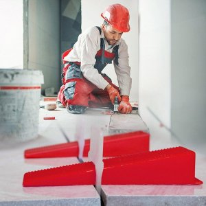 Verk System poziomowania płytek 100 klipsów 100 klinów System poziomowania płytek 100 klipsów 100 klinów 2