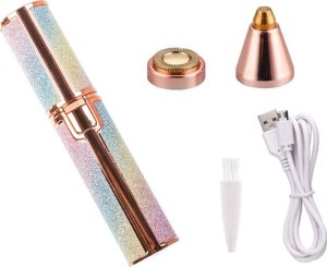 Trymer Verk Depilator do brwi trymer do twarzy damska golarka Depilator do brwi trymer do twarzy damska golarka 7