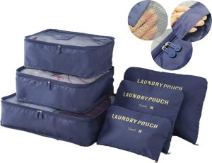 Verk Organizery podróżne do walizki siatki na pranie x6 Organizery podróżne do walizki siatki na pranie x6 5