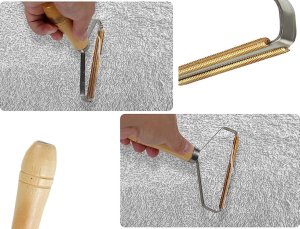 Golarka do ubrań Verk ręczna do sierści zmechaceń 3