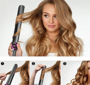 Prostownica Verk Prostownica do włosów lokówka ceramiczna 2w1 lcd Prostownica do włosów lokówka ceramiczna 2w1 lcd 4