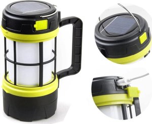 Latarka Verk Latarka turystyczna led solarna lampa biwakowa aku Latarka turystyczna led solarna lampa biwakowa aku 8