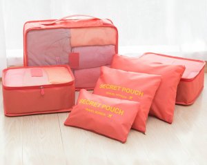 Verk Organizery podróżne do walizki siatki na pranie x6 Organizery podróżne do walizki siatki na pranie x6 5