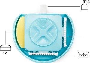 Masażer Verk do twarzy roller golarka 3 w 1 zestaw 8