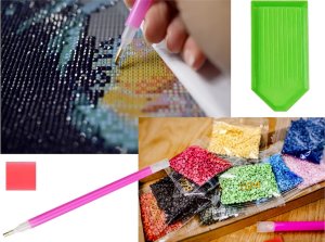 Verk Diamentowy haft baletnica zestaw diamentowe malowanie 3