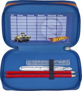 Piórnik Under Cover Potrójny Piórnik z Wyposażeniem, Hot Wheels 5