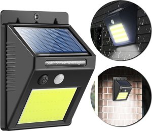 Kinkiet Verk Lampa solarna 48 led cob czujnik zmierzchu i ruchu Lampa solarna 48 led cob czujnik zmierzchu i ruchu 2