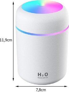 Nawilżacz powietrza Verk Mini nawilżacz powietrza dyfuzor zapachowy aromaterapia mgiełka usb rgb Mini nawilżacz powietrza dyfuzor zapachowy aromaterapia mgiełka usb rgb 5