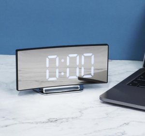 Verk Zegar cyfrowy elektroniczny budzik led termometr Zegar cyfrowy elektroniczny budzik led termometr 10