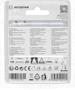 Aigostar  Żarówka do piekarnika T22 15W Żarówka do piekarnika T22 15W 4