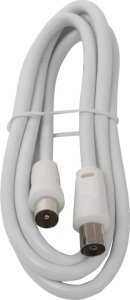 Kabel Aigostar  Kabel antenowy 1,5 m biały Kabel antenowy 1,5 m biały 1