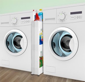 Verk Półka łazienkowa kuchenna szafka na kółkach regał Półka łazienkowa kuchenna szafka na kółkach regał 4