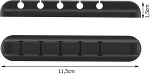 Organizer Verk Organizer do kabli przewodów do biurka uchwyt klej Organizer do kabli przewodów do biurka uchwyt klej 7