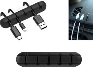 Organizer Verk Organizer do kabli przewodów do biurka uchwyt klej Organizer do kabli przewodów do biurka uchwyt klej 10