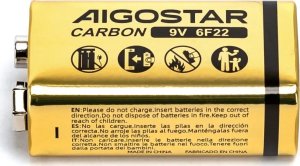 Aigostar  Bateria alkaliczna cynkowo-węglowa 6F22 9V 1 szt. Bateria alkaliczna cynkowo-węglowa 6F22 9V 1 szt. 2