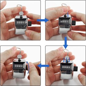 Verk Klikacz ręczny kliker mechaniczny pedometr licznik Klikacz ręczny kliker mechaniczny pedometr licznik 4