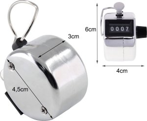 Verk Klikacz ręczny kliker mechaniczny pedometr licznik Klikacz ręczny kliker mechaniczny pedometr licznik 7