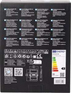 Aigostar  Przenośna lampa 30W 6500K robocza halogen led z podstawką kabel 1,8m Przenośna lampa 30W 6500K robocza halogen led z podstawką kabel 1,8m 7