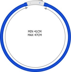 Verk Obroża świecąca led dla psa i kota wodoodprna regulowana regulacja 47cm usb Obroża świecąca led dla psa i kota wodoodprna regulowana regulacja 47cm usb 6