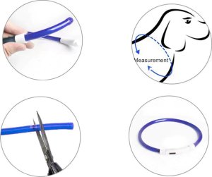 Verk Obroża świecąca led dla psa i kota wodoodprna regulowana regulacja 47cm usb Obroża świecąca led dla psa i kota wodoodprna regulowana regulacja 47cm usb 7