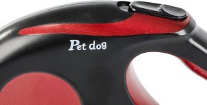 Przyjaciele Smycz mocna automatyczna z blokadą dla psa taśma wytrzymała długa 5m 15kg Smycz mocna automatyczna z blokadą dla psa taśma wytrzymała długa 5m 15kg 3