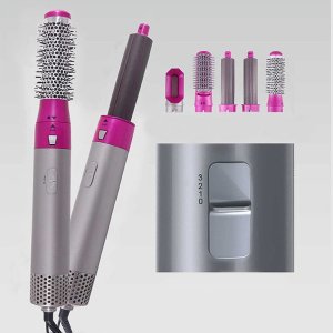 Lokówka Verk Suszarka prostownica lokówka zestaw do włosów 5w1 2