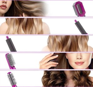 Lokówka Verk Suszarka prostownica lokówka zestaw do włosów 5w1 3