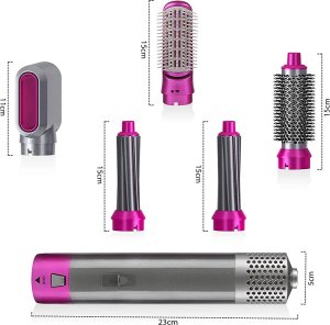 Lokówka Verk Suszarka prostownica lokówka zestaw do włosów 5w1 4