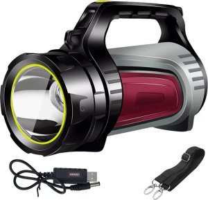 Verk Latarka akumulatorowa led szperacz powerbank mocna Latarka akumulatorowa led szperacz powerbank mocna 7