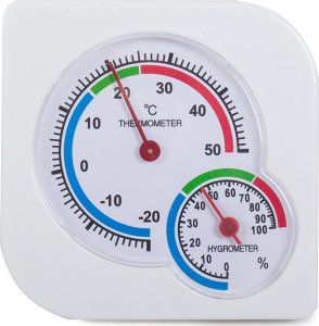 Stacja pogodowa Verk Termometr higrometr wilgotności pokojowy analogowy Termometr higrometr wilgotności pokojowy analogowy 2