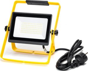 Naświetlacz Aigostar  Przenośna lampa 50W 6500K robocza halogen led z podstawką kabel 1,8m Przenośna lampa 50W 6500K robocza halogen led z podstawką kabel 1,8m 1