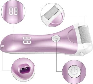 Verk Elektryczny pilnik do stóp pięt tarka pumeks frezarka zestaw 3 rolki lcd Elektryczny pilnik do stóp pięt tarka pumeks frezarka zestaw 3 rolki lcd 3