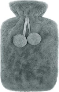 Verk Termofor pluszowy gumowy ogrzewacz termofor duży w pokrowcu miękki futerko Termofor pluszowy gumowy ogrzewacz termofor duży w pokrowcu miękki futerko 2