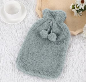 Verk Termofor pluszowy gumowy ogrzewacz termofor duży w pokrowcu miękki futerko Termofor pluszowy gumowy ogrzewacz termofor duży w pokrowcu miękki futerko 8