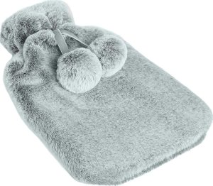 Verk Termofor pluszowy gumowy ogrzewacz termofor duży w pokrowcu miękki futerko Termofor pluszowy gumowy ogrzewacz termofor duży w pokrowcu miękki futerko 9